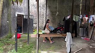 Public Student Lets Teacher Explore In Backyard After Clothing Mishap