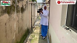 long dick santa playing with his cock, then offering wet pussy 😏