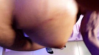 Deeping That Wet Creamy Ebony Pussy With BBC