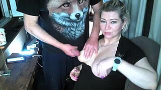 our mature couple does sexy pranks on the balcony, want to see more?