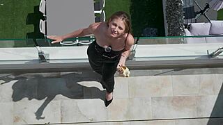 Neighbor says, 'Come over for dinner,' then gives me her pussy in doggystyle