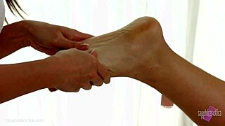 Sensual asian seduction - lesbian scene with pussykat and jenny glam