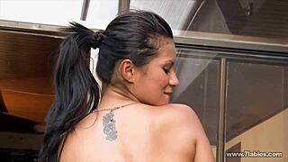 Laura and her husband explore a swinger bar together