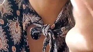 Trio with Black and White Cock Deepthroat