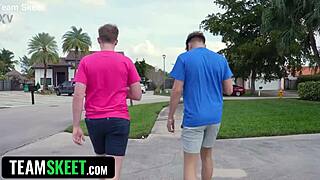 stepsisters in toilet paper trouble