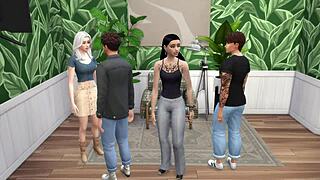 group sex on floor and chair, wanna join?