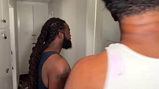 big booty pawg gets her back blown out by two massive bbc 😍