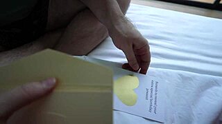 Gave Stepbrother Wet Blowjob for Birthday Doggystyle