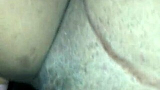 This skinny girl with huge tits endures anal fucking