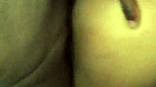 This skinny girl with huge tits endures anal fucking