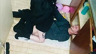 i fixed her sink and got her wet pussy dripping in doggystyle