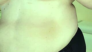 Thick busty granny strips completely naked