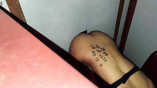 First Time At Glory Hole With Petite Latina And Piercing!