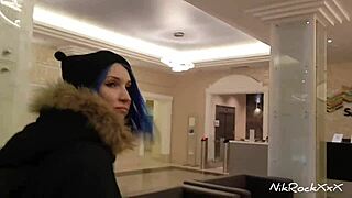 i picked up this cute babe on the street and asked, 'want rough fucking in a hotel?'