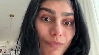 Mia asks, 'want to see my big ebony ass and tits?'