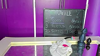 hot slut siswet takes a huge dildo in her nice smelly ass on cam