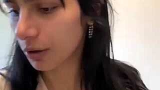 Mia asks, 'want to see my big ebony ass and tits?'