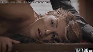 Hey, this teen gets a quickie fuck with gaping and rough blowjob