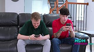 Tricking step moms led to furious but curious sex with group