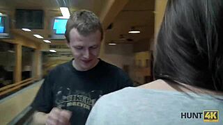 Lucky pickup fucks wife at bowling alley