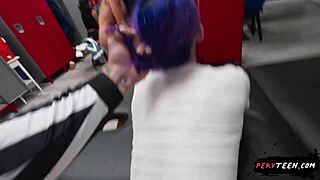 Sneaky Locker Room Sex Goes Wrong!