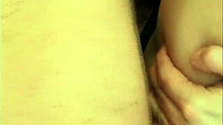 brunette milf in 3some blowjob and anal fucking