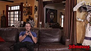 Tempting Ashley Adams Orals and Rides Stepbro's Hard Cock in Doggystyle and Missionary Positions!