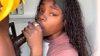 11 inch stepbrother gets blowjob from keisha minaj cumshot