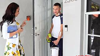 frustrated milf next door gets calmed down suggestively