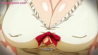 Woman gets her shaved pussy fucked hard