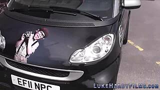 Tattooed British Skank Gets Nailed In Hardcore Threesome With Blowjob And Handjob