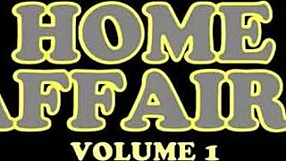 two blondes with huge tits take turns sharing the husband's monster cock in bed