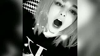 Shemale Using Huge Dildo in Ass Deeply