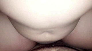 She loves impaling on huge cock in public POV.