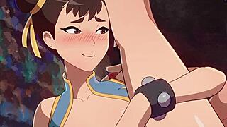 Hey, check out this Chun-Li and Ryu hentai animation!