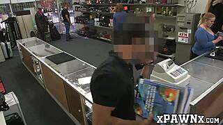 pretty babe with glasses fucks crazy with a broker in hidden voyeur