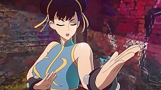 Hey, check out this Chun-Li and Ryu hentai animation!