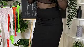 sexual wellness presents showing sexy fishnet dresses