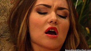 Sensual Lesbian Madame Fingering and Moaning