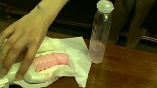 Watch This Petite Asian Brunette Toy Her Hairy Pussy in Panties!