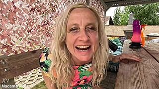 Hot Summer Days! My Favorite Latex Dildo for Prolapse Pussy!