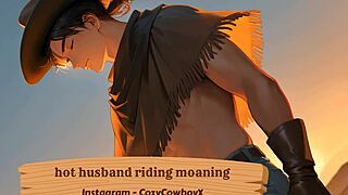 Is that hot husband riding and moaning for you?