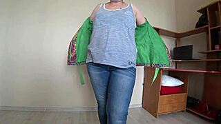 girlfriend visits and fucks me with strapon in doggystyle