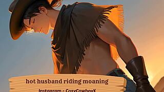 Is that hot husband riding and moaning for you?