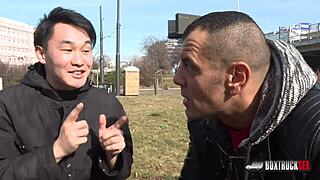 Sarah Kay gets a cumshot on her big ass outdoors 😍