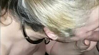 watch this european milf slave in gloryhole orgy getting cumshot?