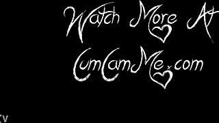 hot big ass rides a water bottle on webcam