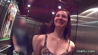 The perfect Czech teen was seduced in the mall, clothes ripped, and penetrated in POV.