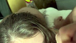 eden ivy tight mouth fucked hard, petite blonde swallows cum in pov