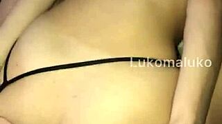 Blonde teen bent over for monster cock anal creampie doggystyle